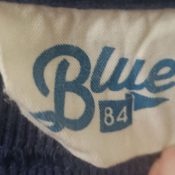 Navy Blue 84 Sweatshirt Men's Small with tackle twill letters St Louis - Picture 6 of 8